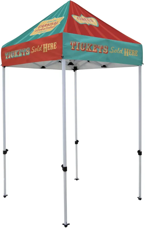 5' Economy Tent Kit (Dye Sub Full-Color Full-Bleed) — view 2