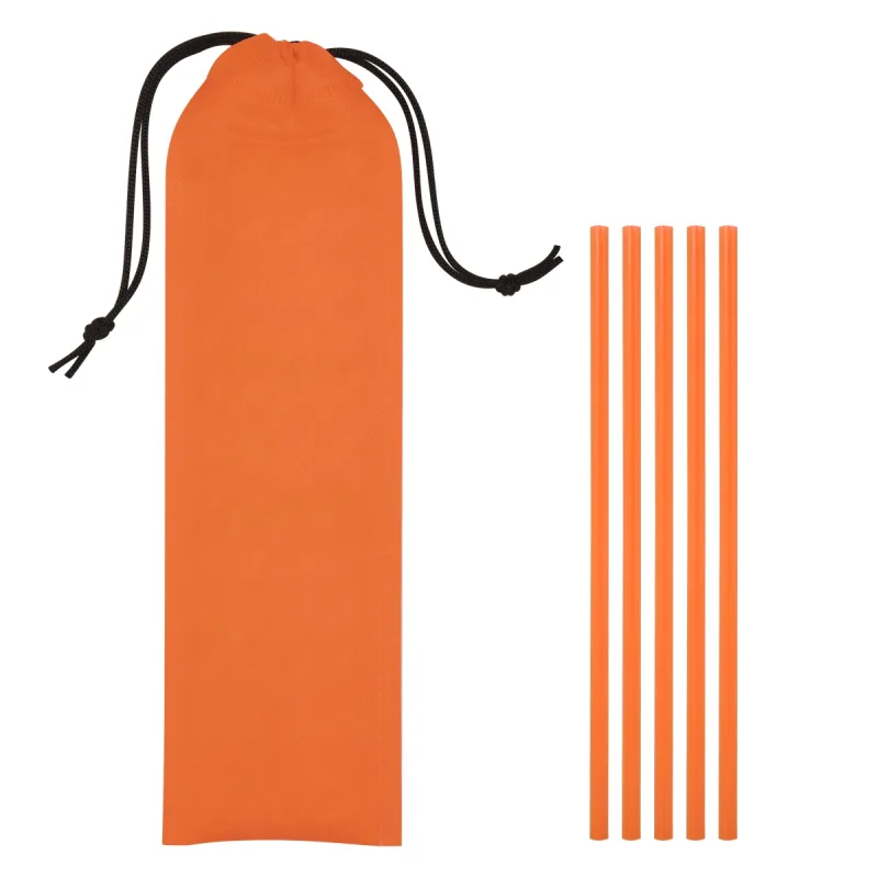 5-Pack On The Go Straws With Pouch — view 6