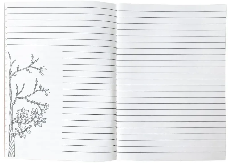 Imprinted Doodle Book - 5" x 7" — view 2
