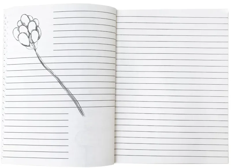 Imprinted Doodle Book - 5" x 7" — view 3