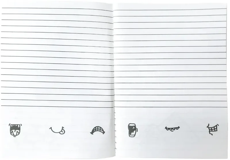 Imprinted Doodle Book - 5" x 7" — view 4