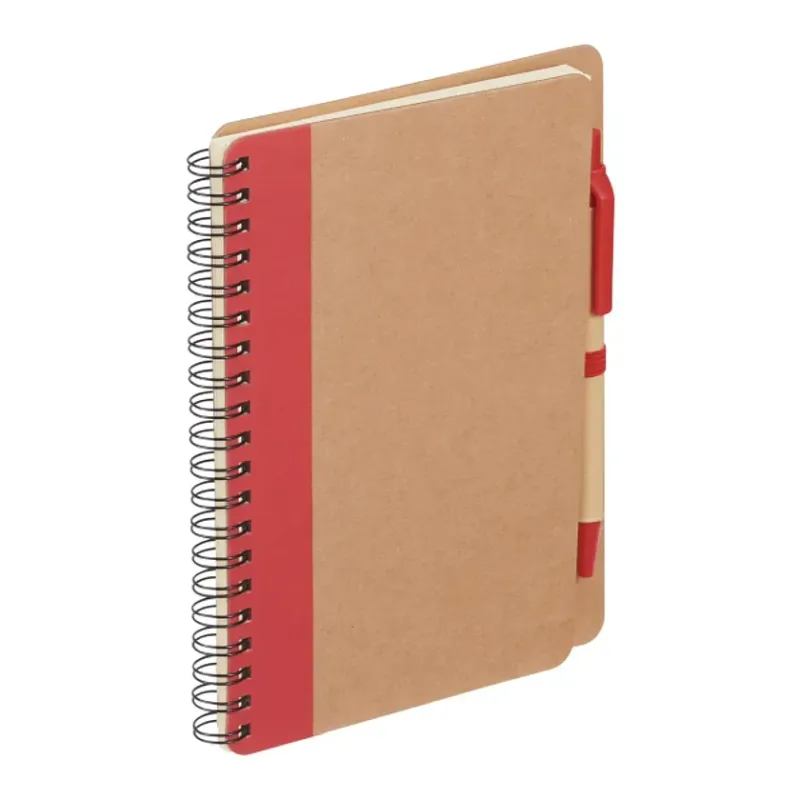5" x 7" FSC® Mix Eco-Friendly Spiral Notebook with Pen — view 2