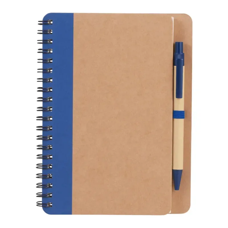 5" x 7" FSC® Mix Eco-Friendly Spiral Notebook with Pen — view 4