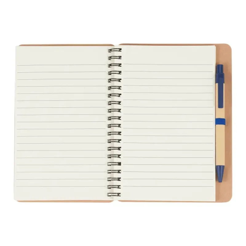 5" x 7" FSC® Mix Eco-Friendly Spiral Notebook with Pen — view 5