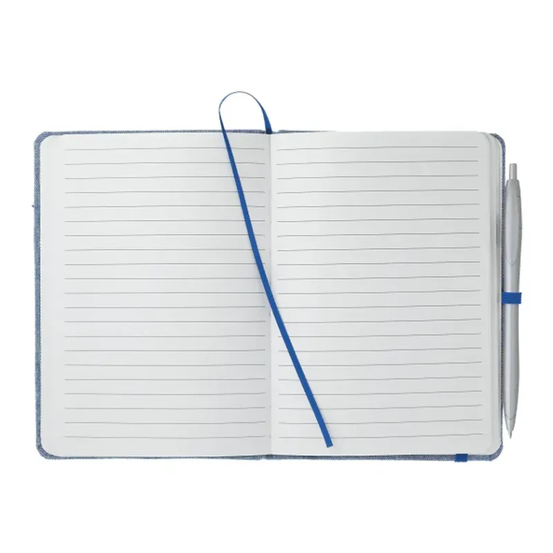 Custom Recycled Cotton Bound Notebook - 5"x7" (60 Pages) — view 2