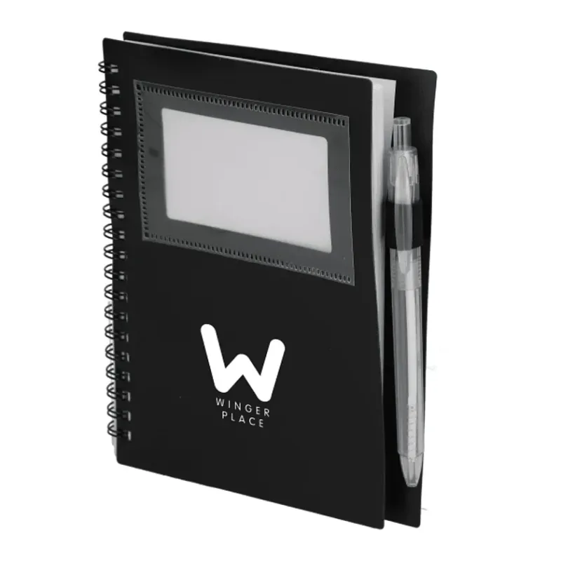 EcoSpiral Notebook Set - 5" x 7" with Pen — view 7