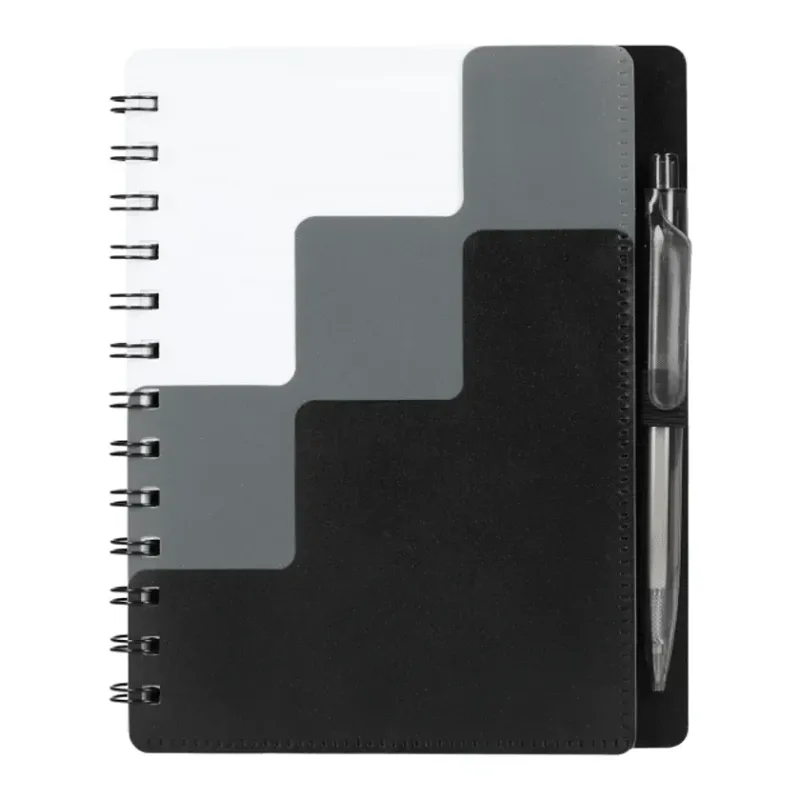 5" x 7" Recycled Pace Spiral Notebook w Pen — view 4