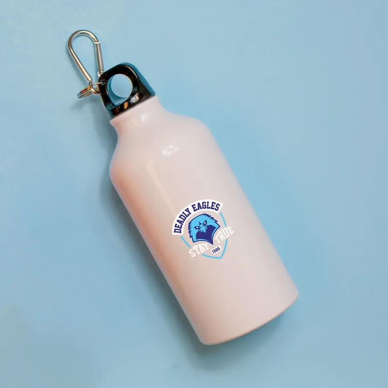 500 Ml (17 Fl. Oz.) Aluminum Water Bottle With Carabiner