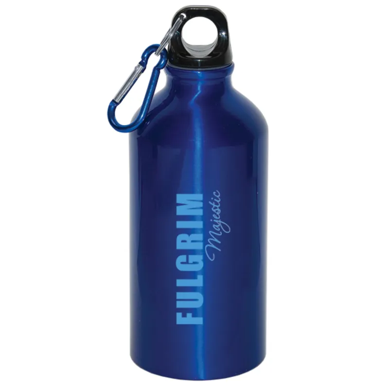 500 Ml (17 Fl. Oz.) Aluminum Water Bottle With Carabiner — view 4