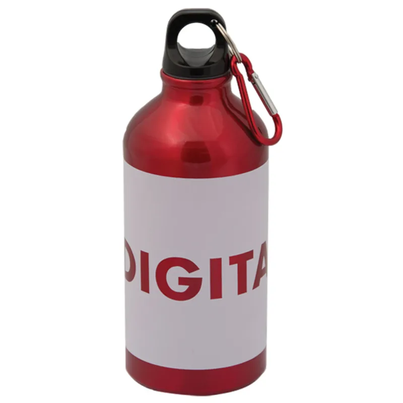 500 Ml (17 Fl. Oz.) Aluminum Water Bottle With Carabiner — view 5