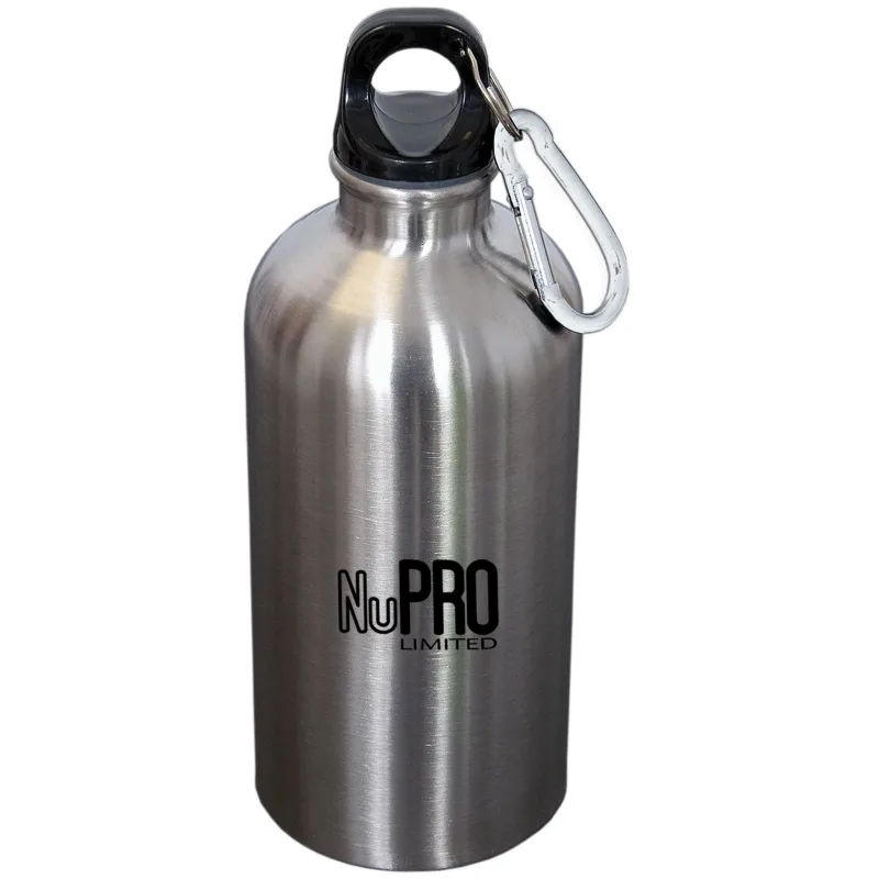 500 Ml (17 Fl. Oz.) Stainless Steel Bottle With Carabiner — view 6