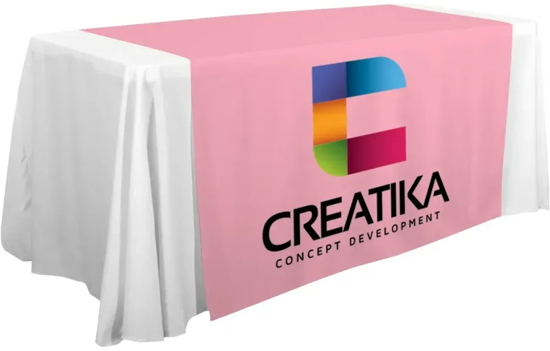 57" Standard Table Runner (Full-Color Front Only) — view 14