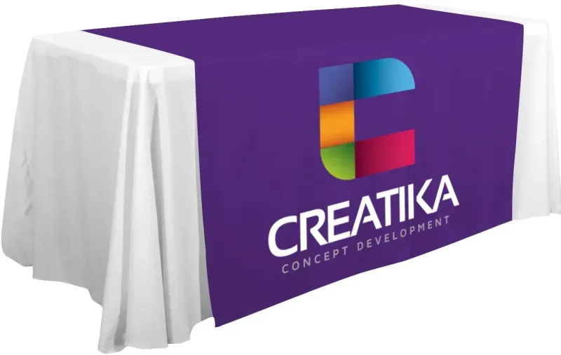 57" Standard Table Runner (Full-Color Front Only) — view 16