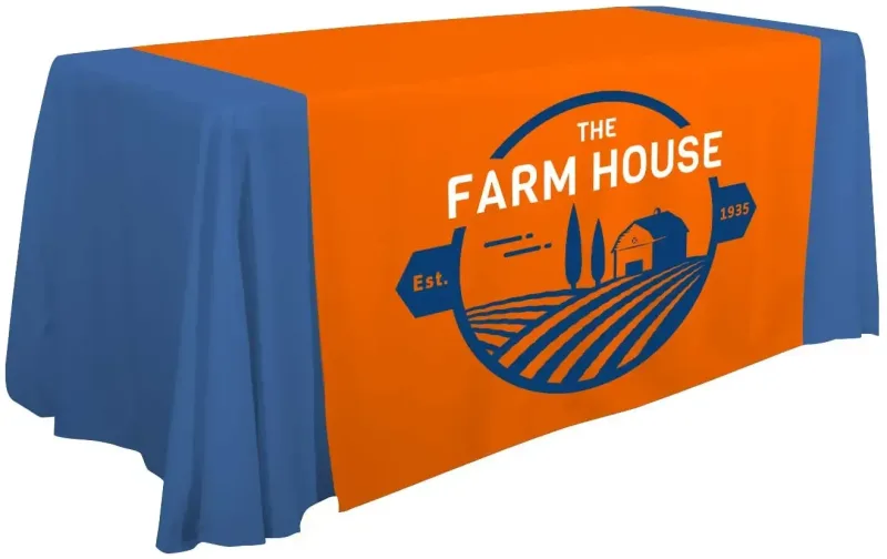 57" Standard Table Runner (Full-Color Front Only) — view 2