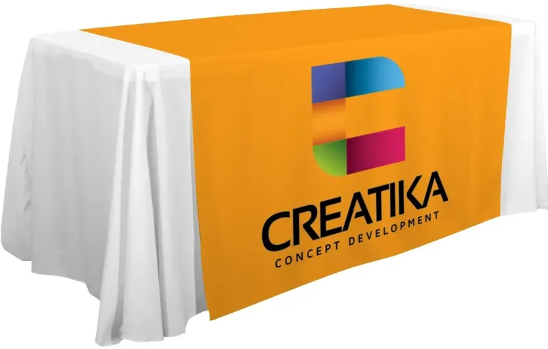 57" Standard Table Runner (Full-Color Front Only) — view 22