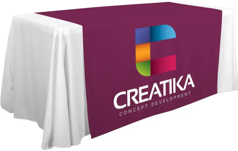 57" Standard Table Runner (Full-Color Front Only) — view 23