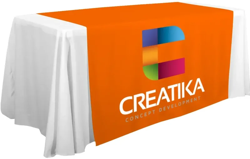 57" Standard Table Runner (Full-Color Front Only) — view 25
