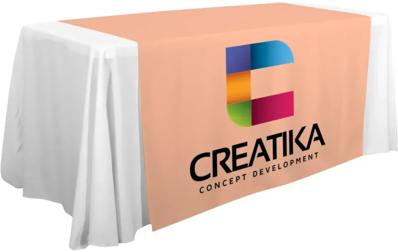 57" Standard Table Runner (Full-Color Front Only) — view 26