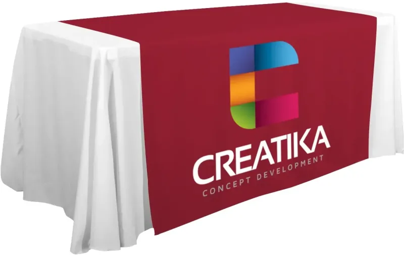 57" Standard Table Runner (Full-Color Front Only) — view 28