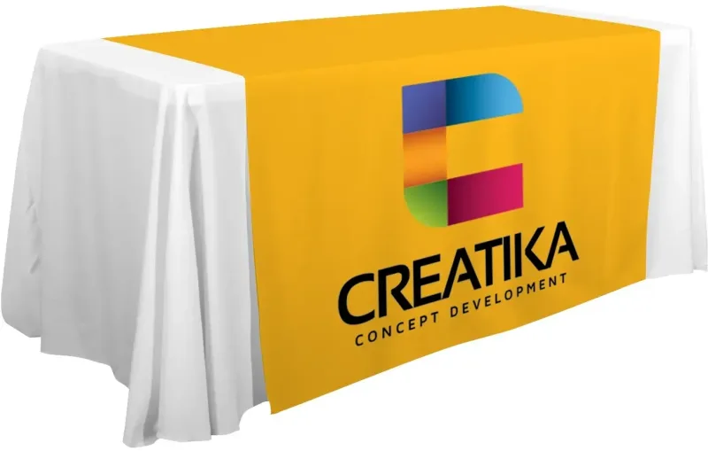 57" Standard Table Runner (Full-Color Front Only) — view 32