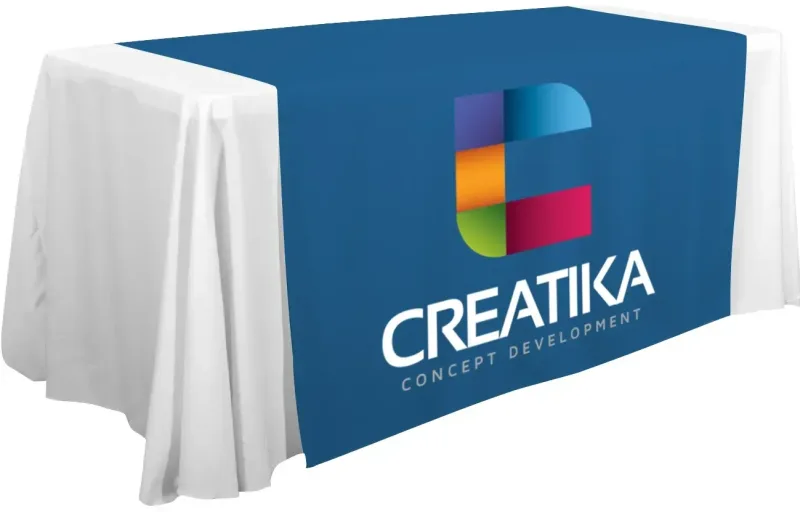 57" Standard Table Runner (Full-Color Front Only) — view 7