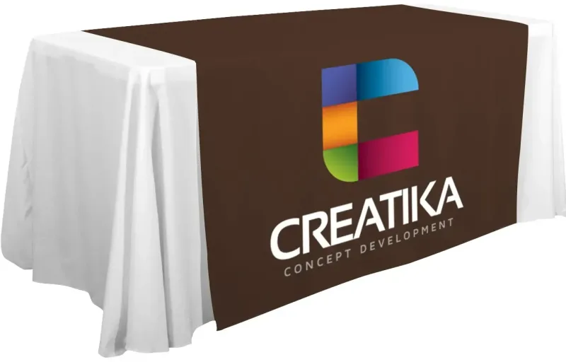 57" Standard Table Runner (Full-Color Front Only) — view 8