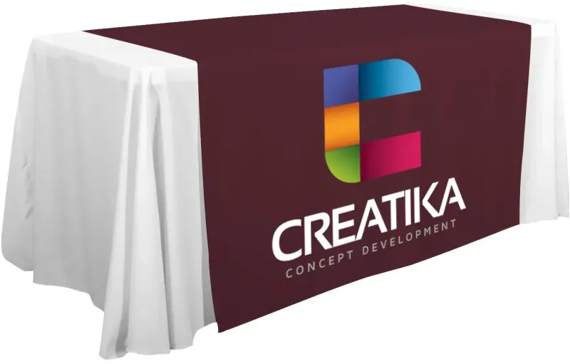 57" Standard Table Runner (Full-Color Front Only) — view 9