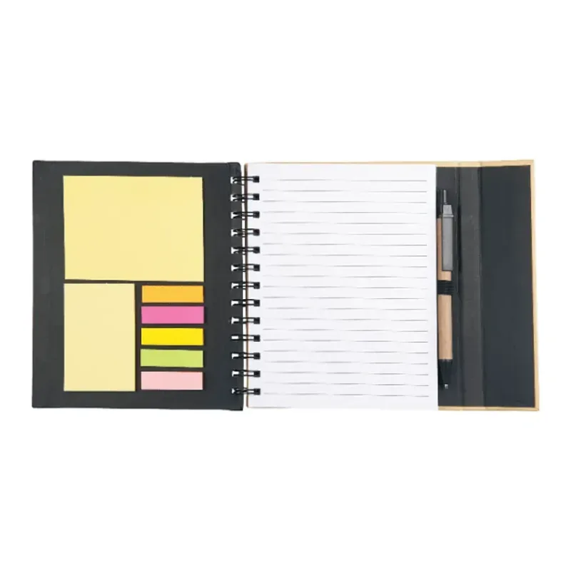 Customizable FSC® Mix Lock-It Spiral Notebook with Pen (6.5" x 7") — view 4