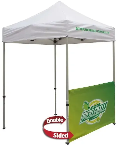 6' Deluxe Tent Half Wall Kit (Dye Sublimated, Double-Sided)