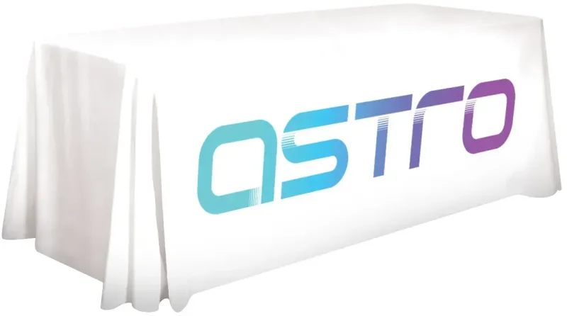 6' LazerLine 3-Sided Throw Full-Color Front Only — view 28