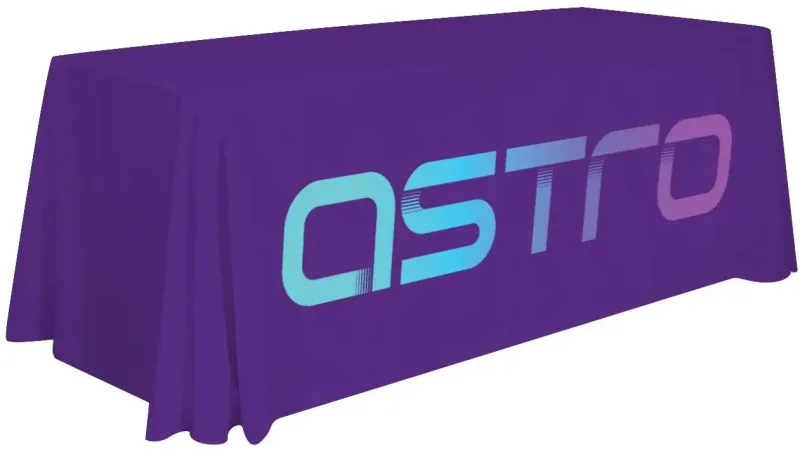 6' LazerLine 4-Sided Throw Full-Color Front Only — view 3