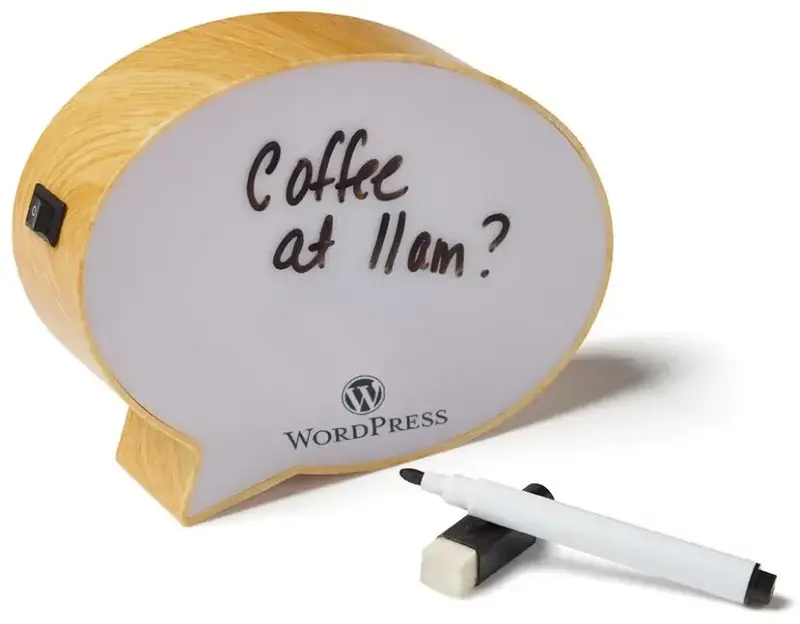 Light-Up Mini Speech Bubble Message Board - 6"