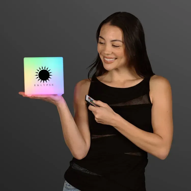 6" Mid-Size Light Cube, Remote Controlled Decor — view 3