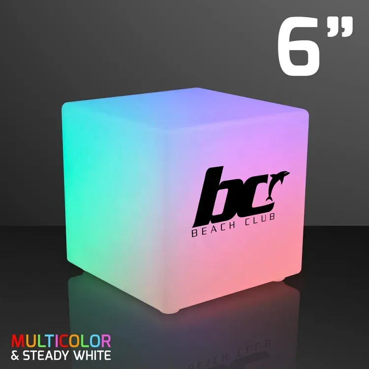 6" Mid-Size Light Cube, Remote Controlled Decor — view 4