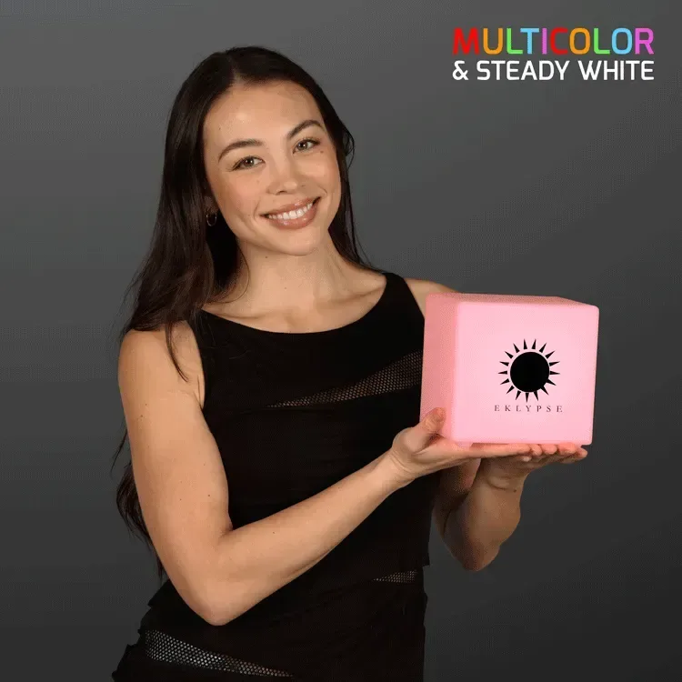 6" Mid-Size Light Cube, Remote Controlled Decor — view 7