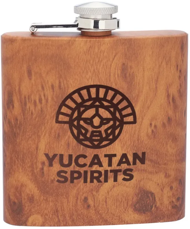 Personalized Stainless Steel Hip Flask - 6oz — view 10
