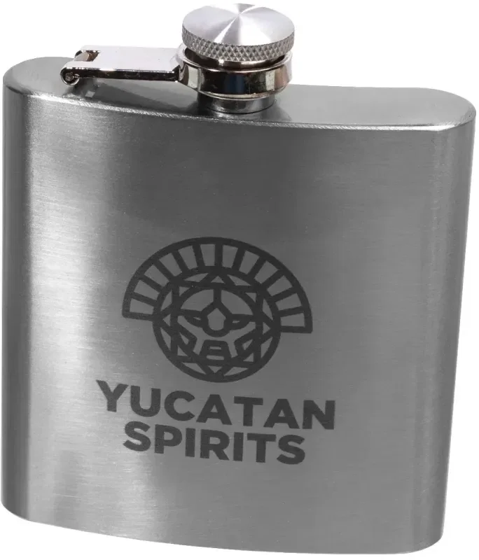 Personalized Stainless Steel Hip Flask - 6oz — view 13