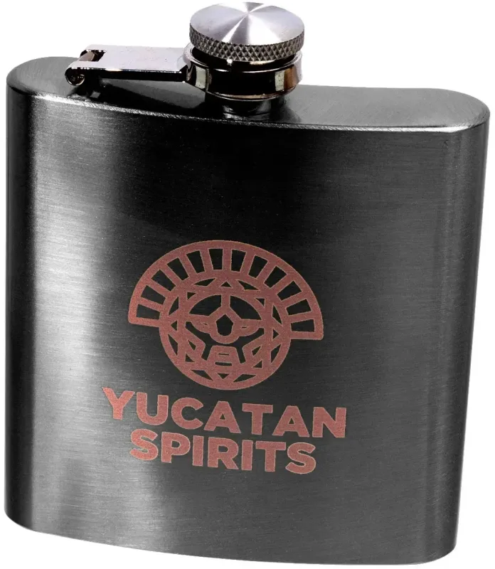 Personalized Stainless Steel Hip Flask - 6oz — view 7