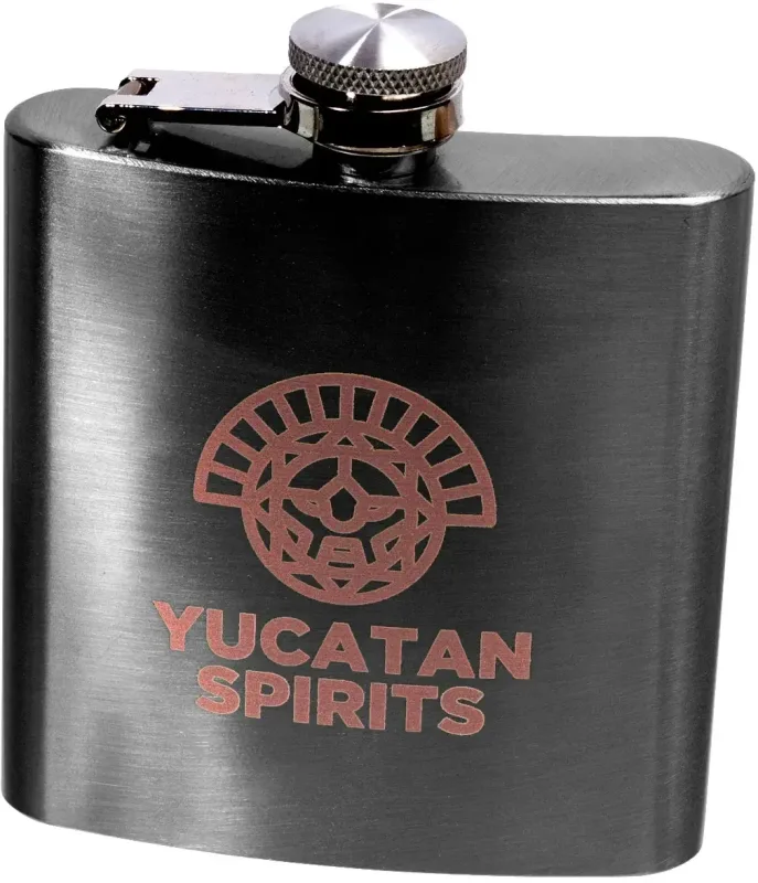 Personalized Stainless Steel Hip Flask - 6oz — view 8