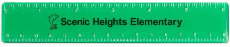 6" Plastic Ruler — view 2