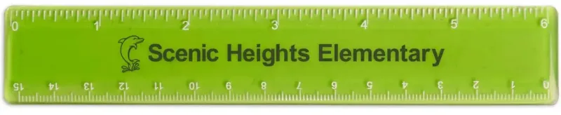 6" Plastic Ruler — view 3