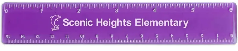 6" Plastic Ruler — view 4