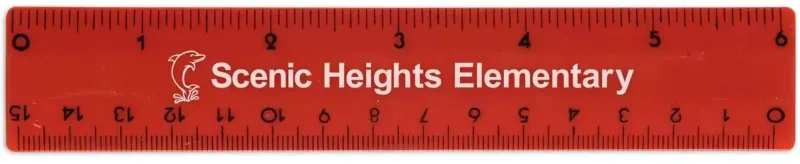 6" Plastic Ruler — view 5