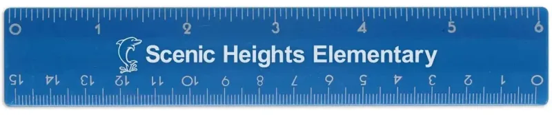 6" Plastic Ruler — view 6
