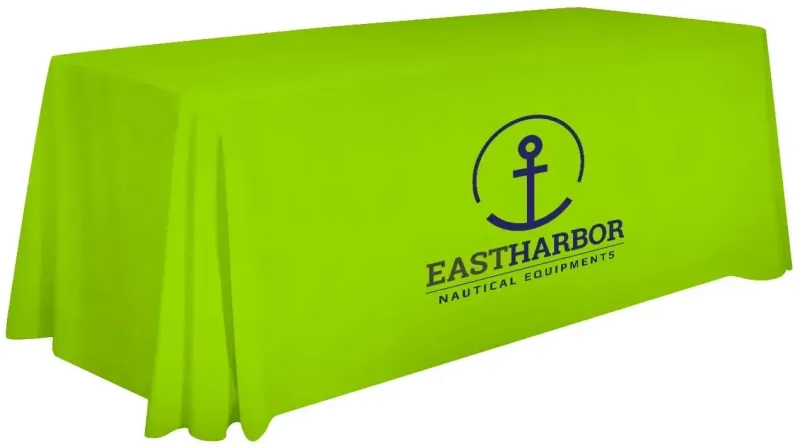 6' Stain-Resistant 3-Sided Table Throw (Full-Color Imprint, One Location) — view 13