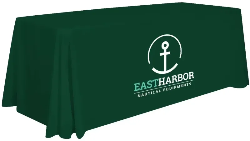 6' Stain-Resistant 4-Sided Table Throw (Full-Color Imprint, One Location) — view 12