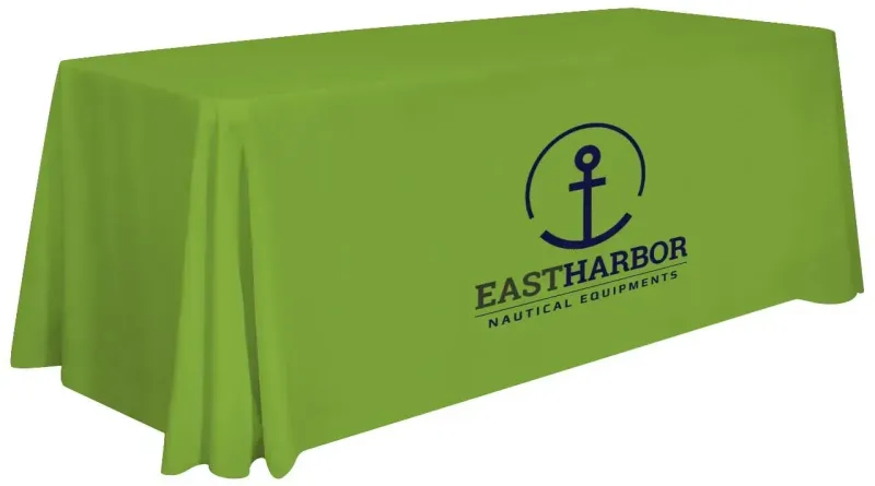 6' Stain-Resistant 4-Sided Table Throw (Full-Color Imprint, One Location) — view 13