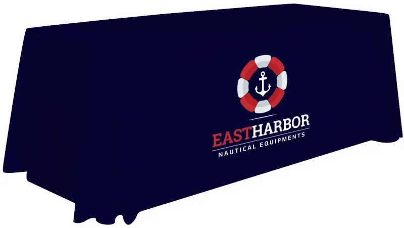 6' Stain-Resistant 4-Sided Table Throw (Full-Color Imprint, One Location) — view 14
