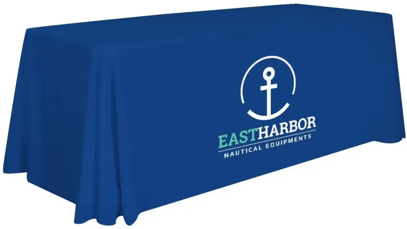 6' Stain-Resistant 4-Sided Table Throw (Full-Color Imprint, One Location) — view 18