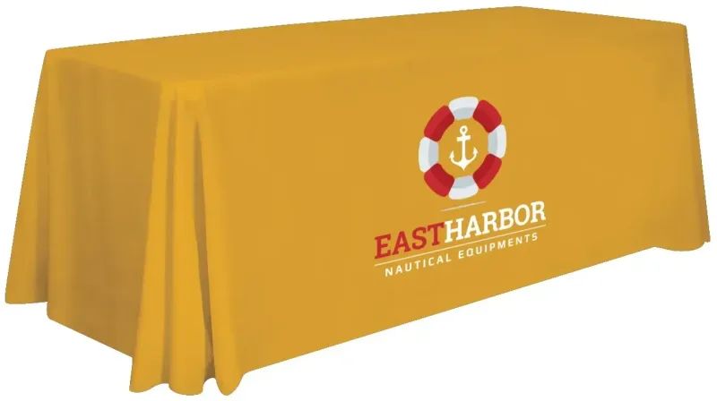 6' Stain-Resistant 4-Sided Table Throw (Full-Color Imprint, One Location) — view 20